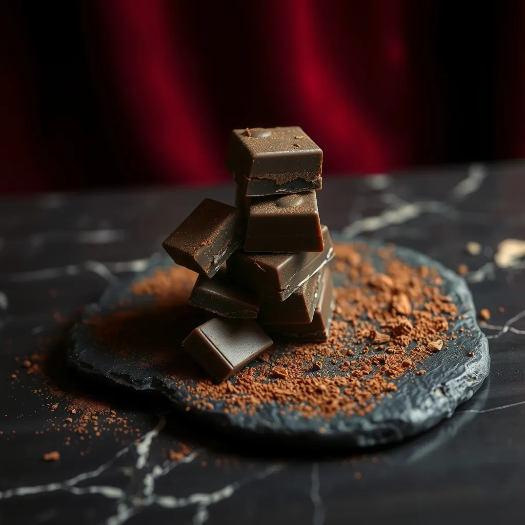 Dark chocolate, 80% and above